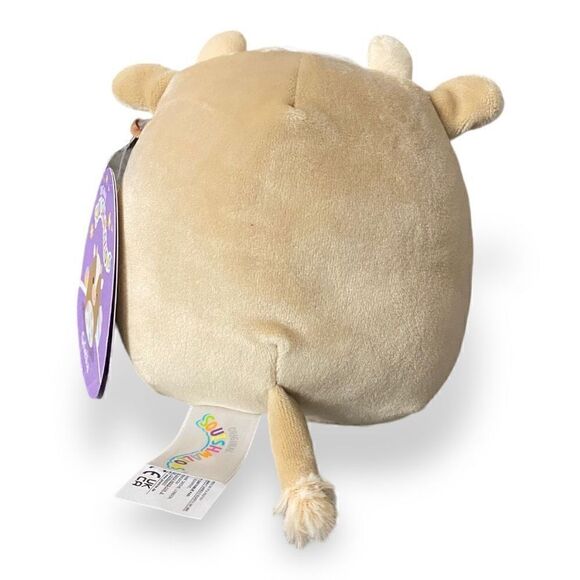 Squishmallow KellyToy 5” Griella The Brown Cow Pastel Belly Easter 2023 New (3) - Picture 4 of 7